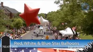 Giant Helium Parade Balloons, Stars Parade Balloon