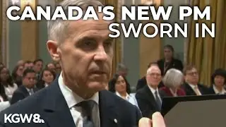 Mark Carney sworn in as Canada's new prime minister