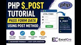 PHP $_POST Method Tutorial | Pass Form Data Using POST in PHP | Beginner Guide