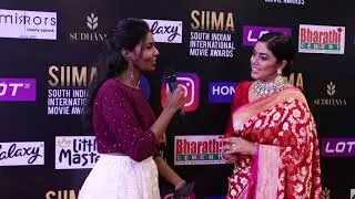 SIIMA 2021 red carpet with actress Poorna | DGZ Media