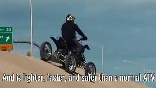 Cool Gadgets - Wesll Quad:  The ATV with Leaning Suspension by Ludicrous Gadgets