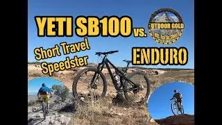 CAN IT SHRED??? Yeti SB100 vs. Outdoor Gold Enduro // Test Ride and Bike Review