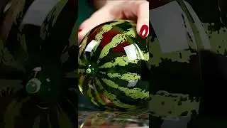 Watermelon Crystal ASMR | Sharp Cuts, Smooth Sounds  #aiasmr