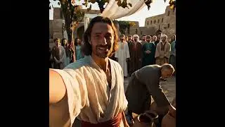 If Jesus had an iPhone&hellip; 🥹✨ #hope #jesus #biblical #wine #faith #vlog #veo3