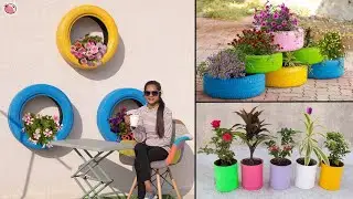 Creative DIY!!.. Outdoor Garden Ideas To Try 😍 #Old #Tires #Projects