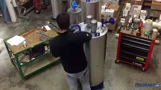 Assembly of Pegoraro Gas Technologies Lpg Vaporizer model Ecovap
