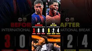 Marcus Rashford Stats Before And After The International Break This Season Is INSANE..🤯⚽
