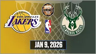 LAKERS VS BUCKS | NBA Full Game Highlights | Milwaukee vs Los Angeles | JAN 9, 2026 | NBA 2K26