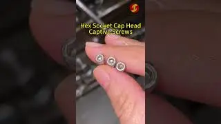 Custom Stainless Steel Hexagon Socket Cap Head Captive Screw #screwfactory