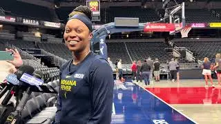 New Indiana Fever guard Odyssey Sims discusses joining the Fever, how she will fit