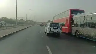 Kuwait city road 🚌🚐 bus
