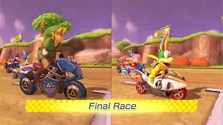#2449 Mario Kart 8 Deluxe: Husband VS Wife Race on Yoshi Valley!