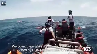 24 05 2017: Attack on refugee boat by Libyan coastguards