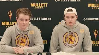Sun Devil Hockey Post Game Press Conference vs North Dakota 1 24 26