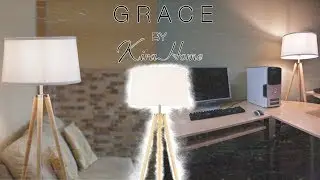 Kira Home Grace Floor Lamp Assembly
