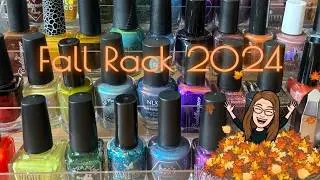 Fall Nail Polish Rack 2024 | #nailpolish