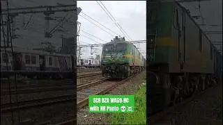 WAG9-HC with HR Pantograph in Action! #shorts #short #reels #wag9 #train #railway #india