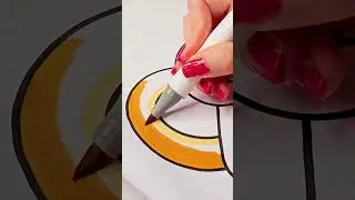 pretzel 🥨😋 #mariaestrellasart #cozycoloring #relaxingcoloringvideos