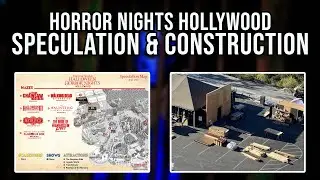 NEW HHN Construction and Speculation Map | No Scare Zones 2021?! | Halloween Horror Nights Hollywood