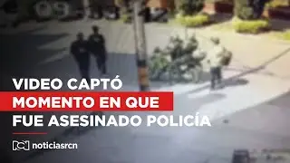 Video captó el momento en el que falsos CTI asesinaron a subintendente de la Policía en Medellín