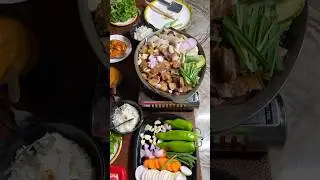 सुँगुरको मासुमा पल्केर/Korean BBQ #porkbelly #shorts #shortvideo #porklovers
