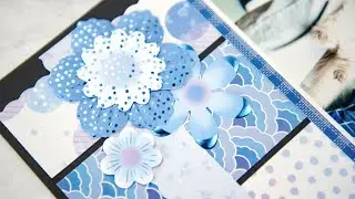 Botanical Burst Blue Embellishments by Creative Memories