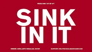 Sink in it