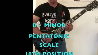 Bb MINOR PENTATONIC SCALE 10TH POSITION