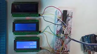Arduino multiple i2c 20x4 LCD displays
