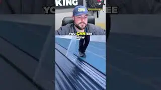 Standing Seam Metal Roof Installation Process #roofing #satisfying #construction