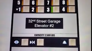 Animated: Montgomery Vector Elevator #2 @ 32nd Street Parking Garage - Fantech City