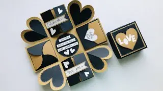 Beautiful Handmade EXPLOSION BOX for Boyfriend/DIY Explosion Box Idea@ArtCraftByTulsi