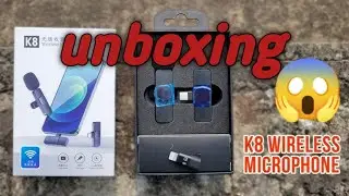 K8 wireless microphone unboxing full video #k8 #unboxing #microphone