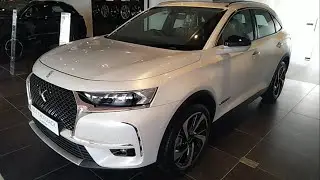 DS 7 Crossback 1.6T auto Grand Chic white walkaround exterior and interior (Brunei)