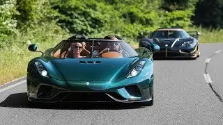 Christian von Koenigsegg driving the Koenigsegg Regera in Germany !