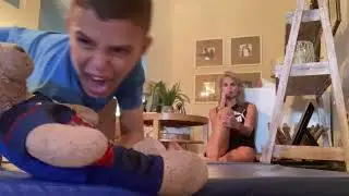 Me and my mom are going to play wrestling