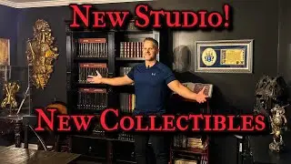 New YouTube Studio Tour!  - Collectibles and Gaming Room Study