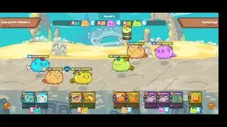 PLANT BEAST AQUA vs PLANT BEAST REPTILE - AXIE INFINITY