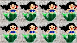 Mermaid cross stitch design,ason design,ason selai design,ason,chapter ason design,ason design new