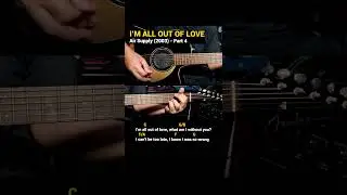 All Out Of Love - Air Supply (Easy Guitar Chords Tutorial with Lyrics) part 4 SHORTS REELS