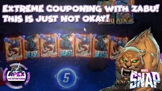 Marvel Snap Zabu Double Discount Deck With Mystique! Too Many Webs to Handle!