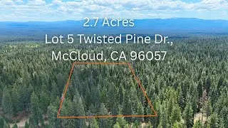 $29,440   2.7Acres Lot 5 Twisted Pine Dr., McCloud, CA 96057