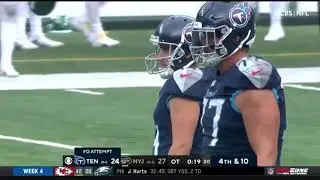 Randy Bullock MISSES A 49-Yard Game-Tying Field Goal To Give The Jets Their First Win Of The Season!