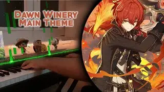 Dawn Winery Main Theme - Genshin Impact OST - Piano Cover