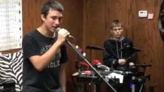 Tyler and Jake at the 'Lab