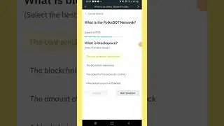binance learn and earn free crypto DOT coin Quiz correct answers #cryptocurrency #btc #binancenews