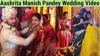 Video: Indian player Manish Pandey married this actress, watch all the videos here