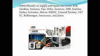 VFD Repair | AC Drive Repair | Servo Drive Repair | Servo Motor Repair | CMIndustrySupplyAutomation