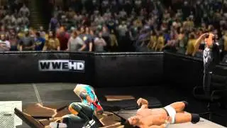 WWE '13 How break 3 tables with a suplex