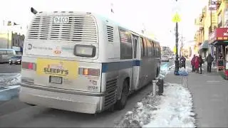 RTS (R) Train Shuttle Bus At 95th St and 4th Ave